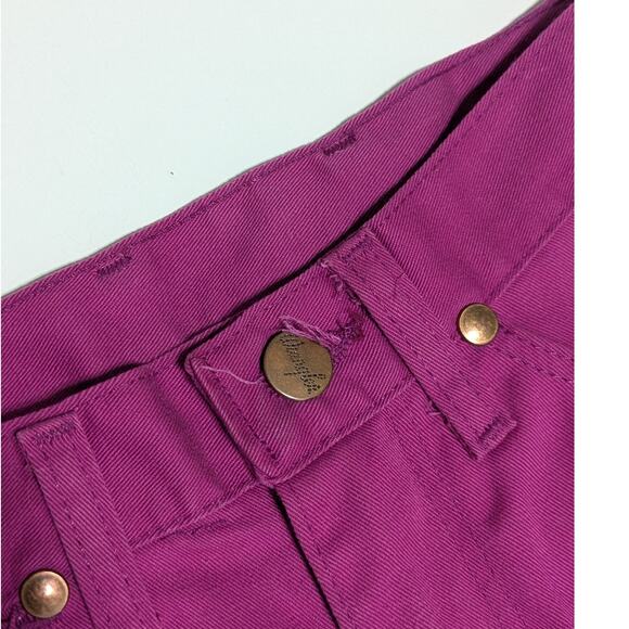 Vintage Wrangler Magenta Cowgirl Jeans High Rise Womens 27 Long Tall Pink Purple - Picture 5 of 9